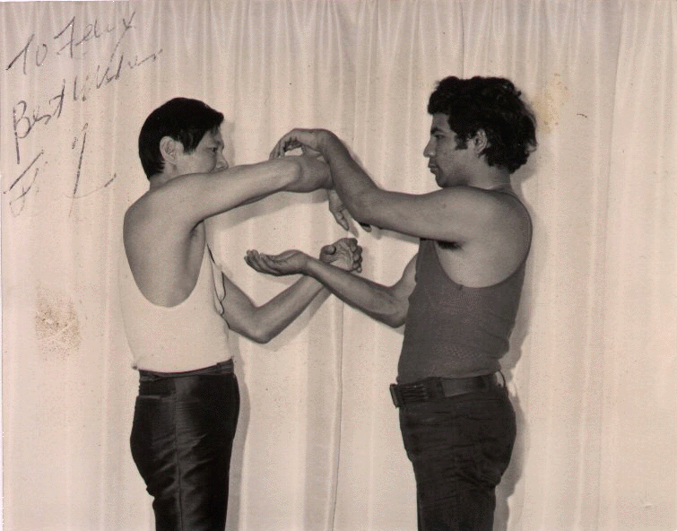 James y. Lee teaching Chi Sao in the East Bay